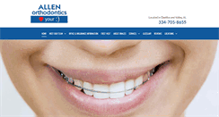 Desktop Screenshot of bracesbyallen.com